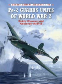 Pe-2 Guards Units of World War 2 - Osprey Books - Books card