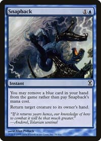 Snapback - Time Spiral - Magic: The Gathering card