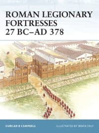 Roman Legionary Fortresses 27 BC-AD 378 - Osprey Books - Books card