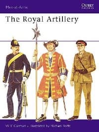 Royal Artillery - Osprey Books - Books card