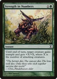 Strength in Numbers - Time Spiral - Magic: The Gathering card