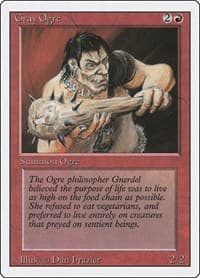 Gray Ogre - Revised Edition - Magic: The Gathering card