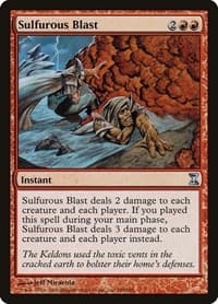 Sulfurous Blast - Time Spiral - Magic: The Gathering card