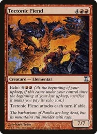 Tectonic Fiend - Time Spiral - Magic: The Gathering card