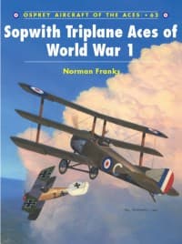Sopwith Triplane Aces of World War 1 - Osprey Books - Books card