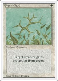 Green Ward - Revised Edition - Magic: The Gathering card
