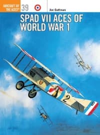 SPAD VII Aces of World War 1 - Osprey Books - Books card