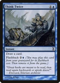 Think Twice - Time Spiral - Magic: The Gathering card