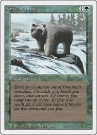 Grizzly Bears - Revised Edition - Magic: The Gathering card