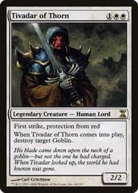 Tivadar of Thorn - Time Spiral - Magic: The Gathering card