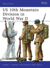 US 10th Mountain Division in World War II - Osprey Books - Books card