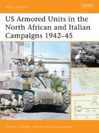 US Armored Units in the North African and Italian Campaigns 1942-45 - Osprey Books - Books card