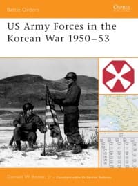 US Army Forces in the Korean War 1950-53 - Osprey Books - Books card