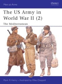 US Army in World War II (2): The Mediterranean - Osprey Books - Books card