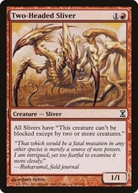 Two-Headed Sliver - Time Spiral - Magic: The Gathering card