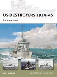 US Destroyers 1934-45: Pre-war Classes - Osprey Books - Books card
