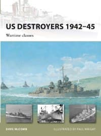 US Destroyers 1942-45: Wartime Classes - Osprey Books - Books card