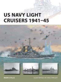 US Navy Light Cruisers 1941-45 - Osprey Books - Books card