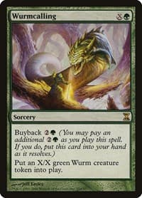 Wurmcalling - Time Spiral - Magic: The Gathering card