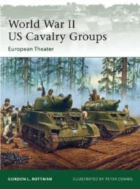World War II US Cavalry Groups: European Theater - Osprey Books - Books card