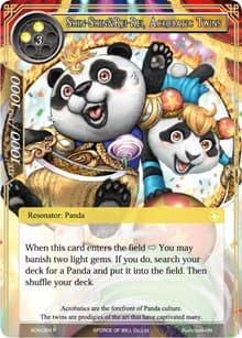 Shin-Shin&Rei-Rei, Acrobatic Twins - Ancient Nights - Force of Will card