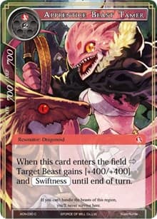 Apprentice Beast Tamer - Ancient Nights - Force of Will card