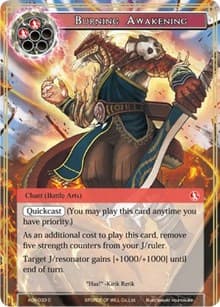 Burning Awakening - Ancient Nights - Force of Will card