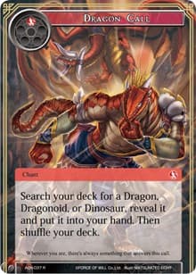 Dragon Call - Ancient Nights - Force of Will card