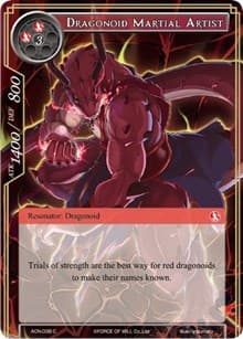 Dragonoid Martial Artist - Ancient Nights - Force of Will card