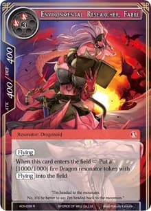 Environmental Researcher, Fabre - Ancient Nights - Force of Will card