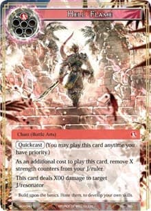 Hell Flame - Ancient Nights - Force of Will card