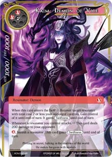 Kaim, Demon of Vice - Ancient Nights - Force of Will card