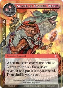 Master of Faithful Beasts - Ancient Nights - Force of Will card