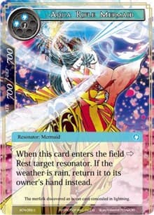 Aqua Rifle Mermaid - Ancient Nights - Force of Will card