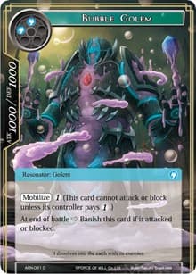 Bubble Golem - Ancient Nights - Force of Will card