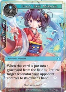 Coral Reef Mermaid - Ancient Nights - Force of Will card