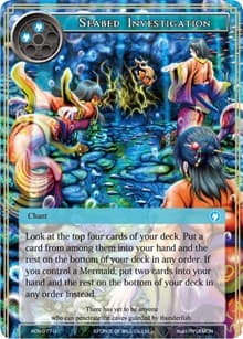 Seabed Investigation - Ancient Nights - Force of Will card