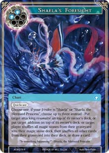 Shaela's Foresight - Ancient Nights - Force of Will card