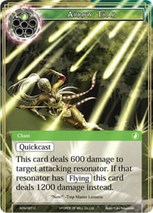 Arrow Trap - Ancient Nights - Force of Will card