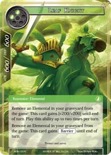 Leaf Knight - Ancient Nights - Force of Will card