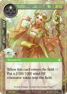 Spirit Caller Elf - Ancient Nights - Force of Will card