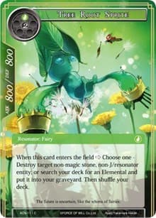 Tree Root Sprite - Ancient Nights - Force of Will card