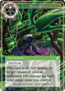Wind Blade - Ancient Nights - Force of Will card