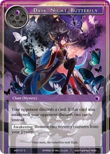 Dark Night Butterfly - Ancient Nights - Force of Will card