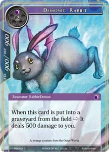 Demonic Rabbit - Ancient Nights - Force of Will card