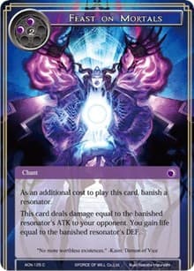 Feast on Mortals - Ancient Nights - Force of Will card