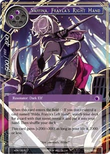 Saffina, Frayla's Right Hand - Ancient Nights - Force of Will card