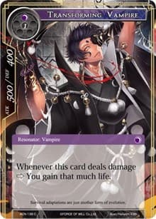 Transforming Vampire - Ancient Nights - Force of Will card