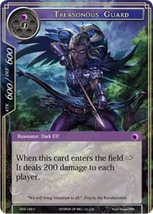 Treasonous Guard - Ancient Nights - Force of Will card
