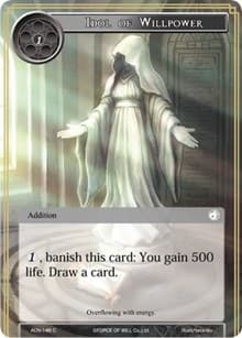 Idol of Willpower - Ancient Nights - Force of Will card
